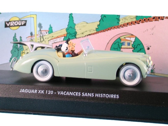les-voitures-de-spirou-et-fantasio-editions-atlas-jaguar-xk-120-le-gorille-a-bonne-mine