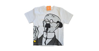 tournesol-pendule-tintin-tee-shirt-moulinsart-2ans