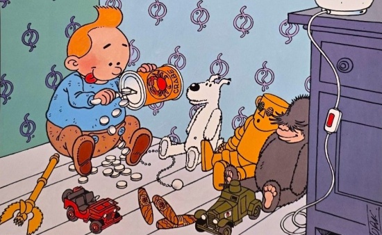 tintin_poster_hommage_herge_turk1