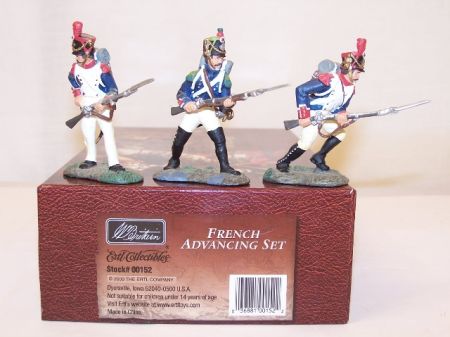 Napoleonic Wars 00152 Waterloo French Advancing Set